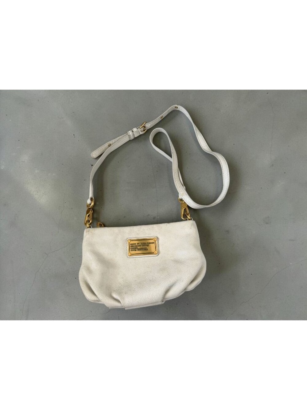 MARC BY MARC JACOBS Cream leather Crossbody Bag